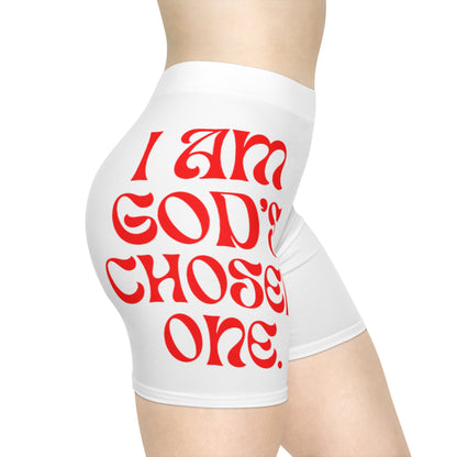 God's Chosen One Biker Shorts.