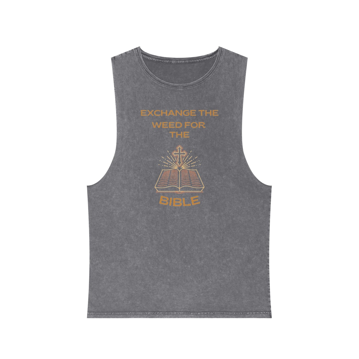 For the Bible Stonewash Tank.