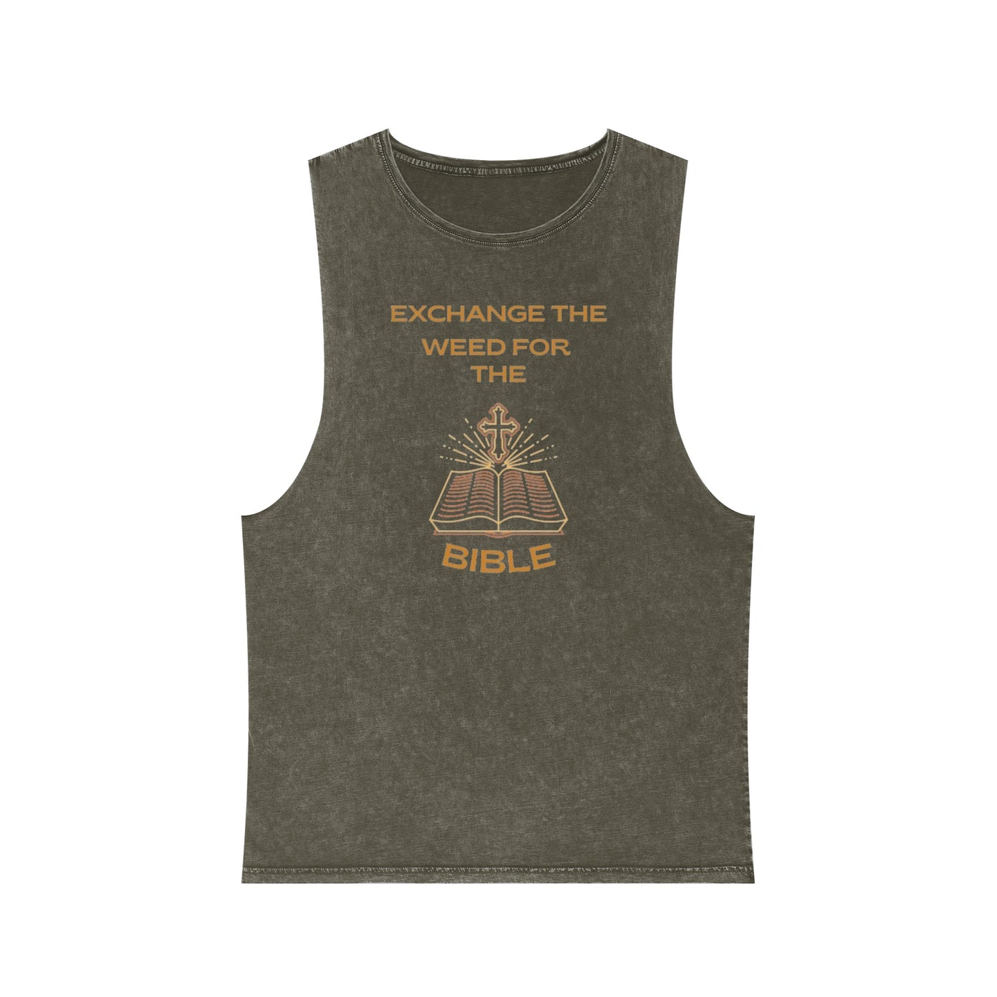 For the Bible Stonewash Tank.